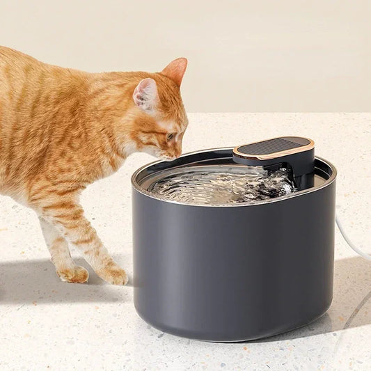 Katzenbrunnen 3L – Leise, automatisch, USB-Anschluss, BPA-frei, mit Filter