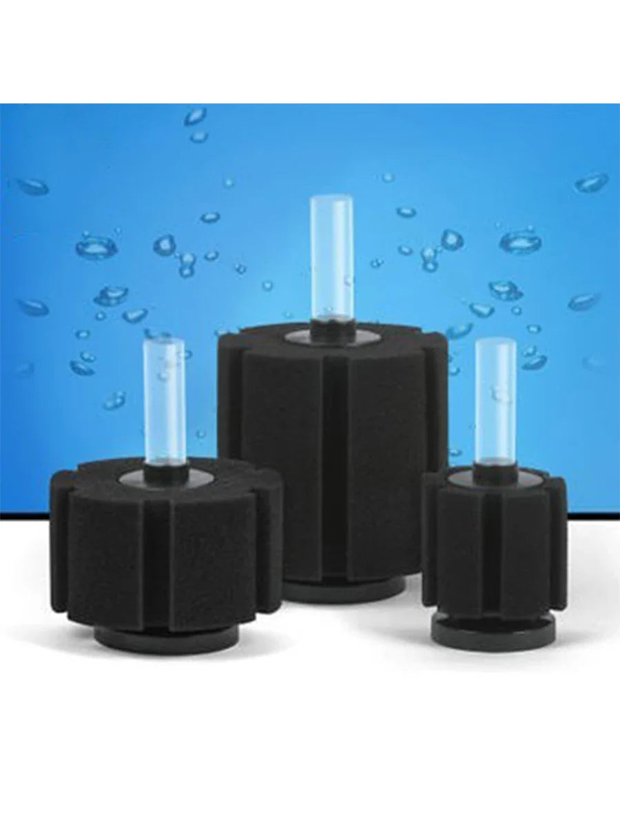 AquaPure Biochemischer Schwammfilter für Aquarium | Luftpumpe, Skimmer und Biofilter Zubehör