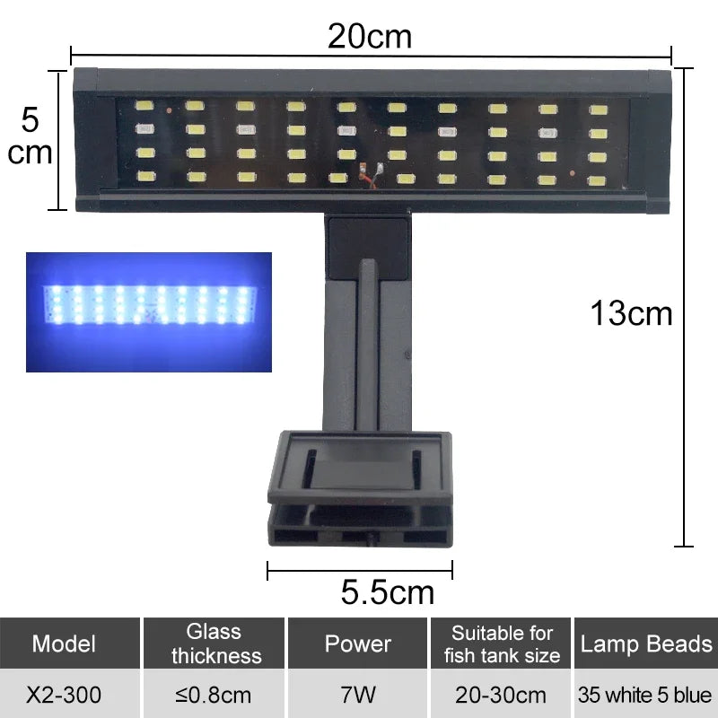 Ultradünne LED-Aquarienlampe