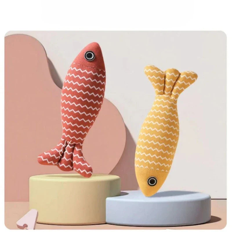 CatNipWave Simulationsfisch – Katzenminze-Spielzeug gegen Langeweile & Zahnabrieb