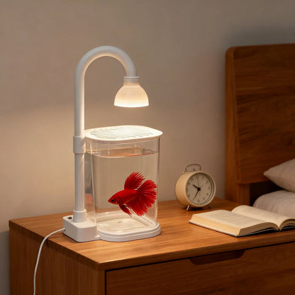 Starter Kit AquaGlow Mini – Mini-Aquarium mit LED-Beleuchtung