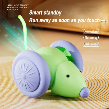 Interaktive elektrische Katzenmaus – USB-aufladbar, BPA-frei