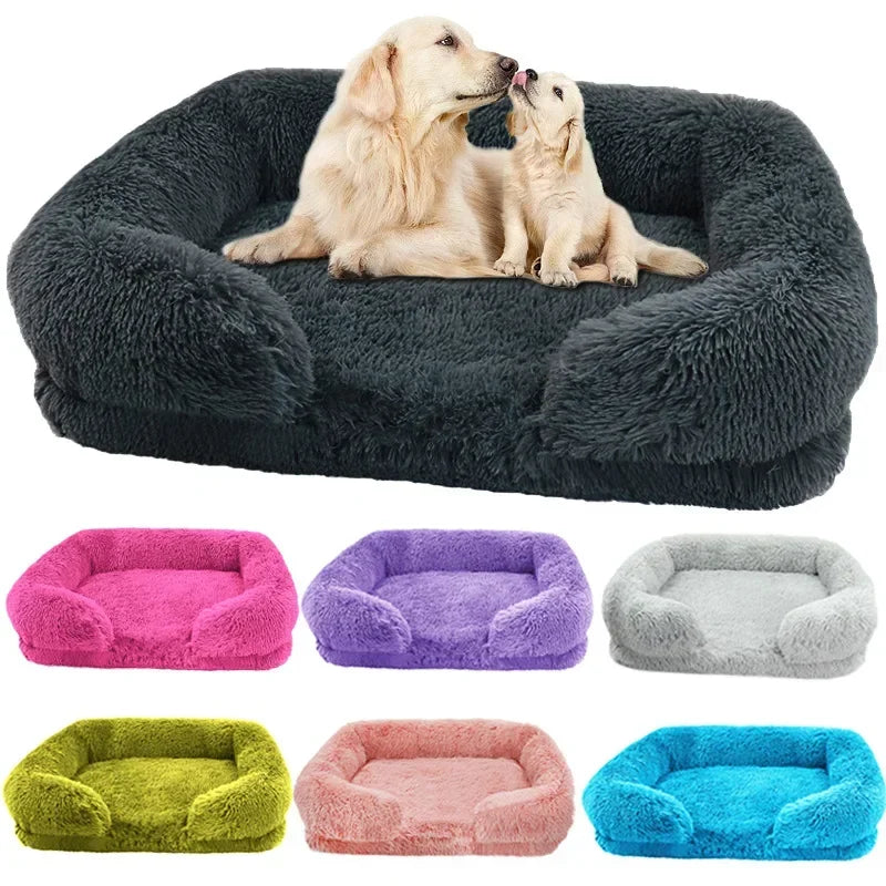 SNOOZY NEST – Luxuriöses Winter-Hundebett | Groß, waschbar & superweich