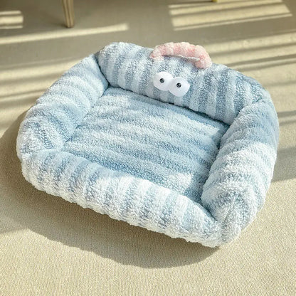Winter-Hundenest – Weiches, waschbares Bett für kleine Hunde