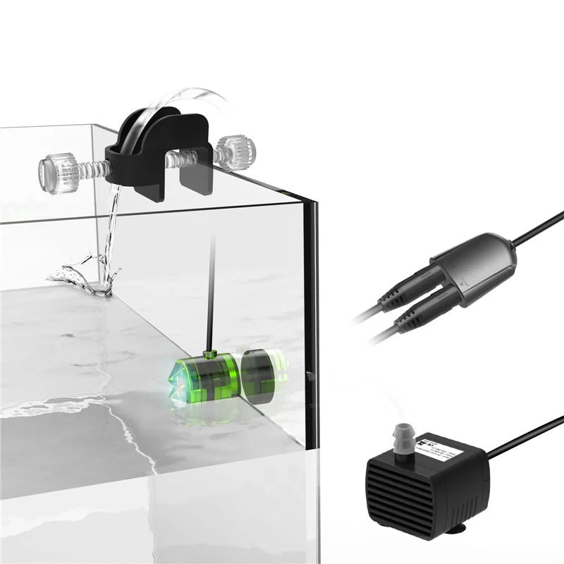 Automatisches Aquarium-Nachfüllsystem 12V – ATO-Sensor – 74-GPH-Pumpe