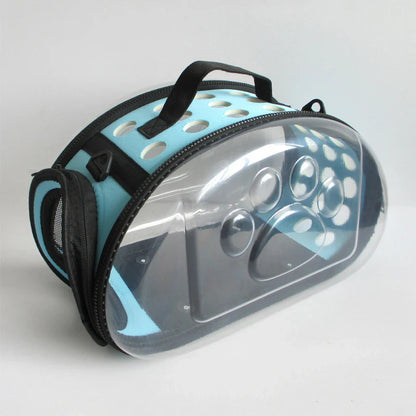 Transparenter Haustierrucksack aus PVC/EVA – Atmungsaktive Tragetasche