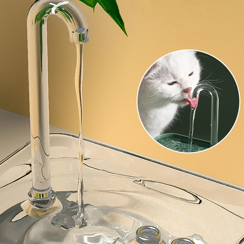 Katzenbrunnen 1,5 l – Automatisch, leise, BPA-frei und transparent