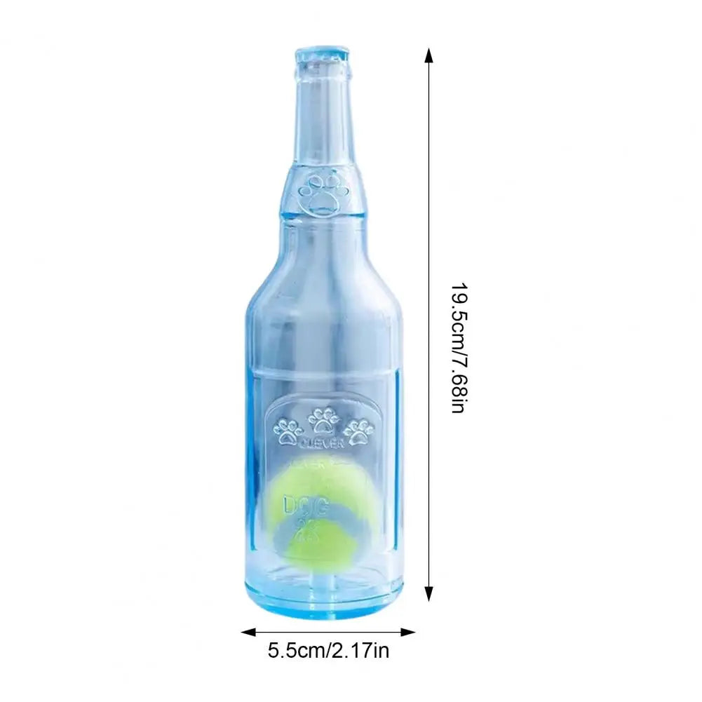 SnackBuddy Hundespielzeug mit Wasserflasche und Snackspender