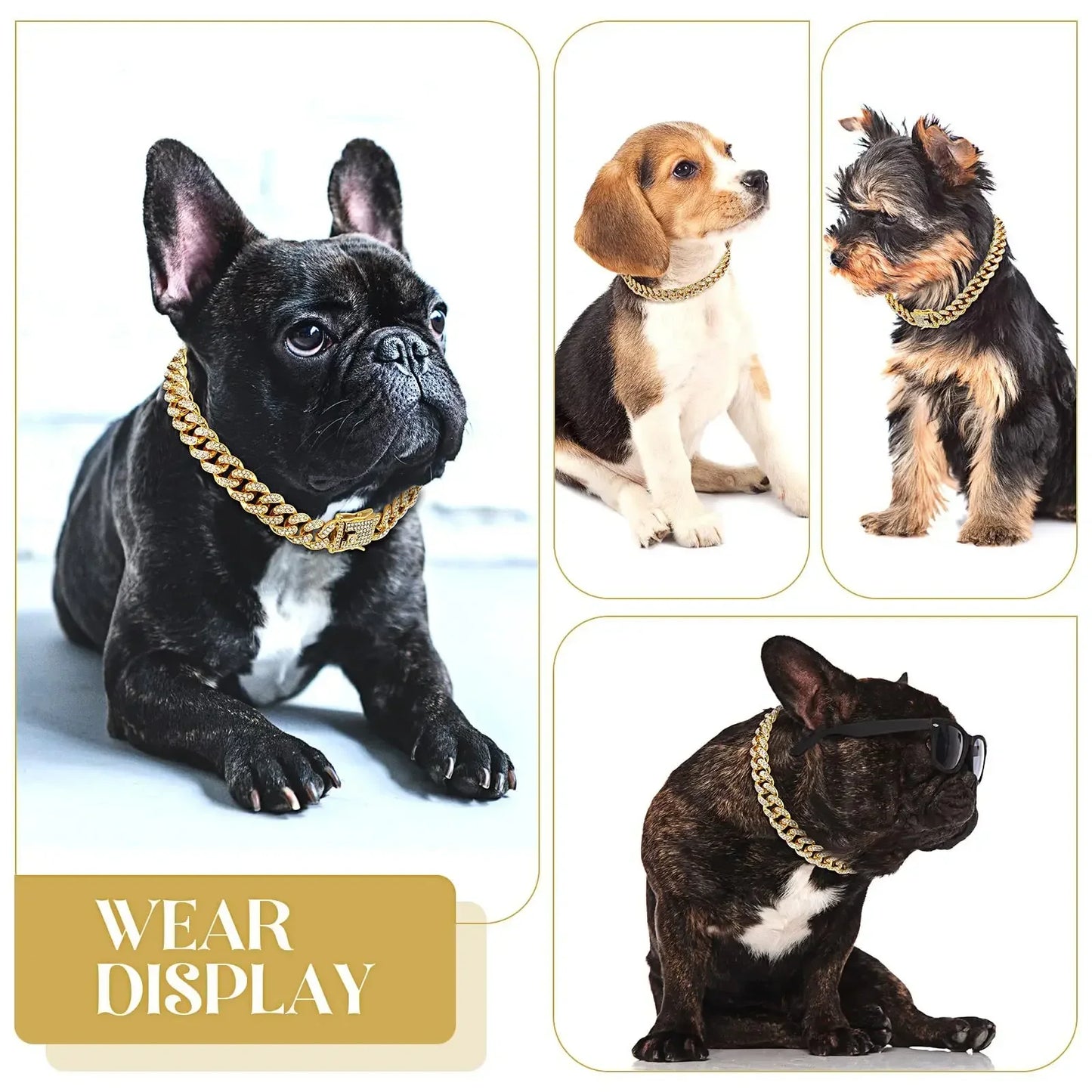 RoyalPaw Diamant-Kubanische Hundekette
