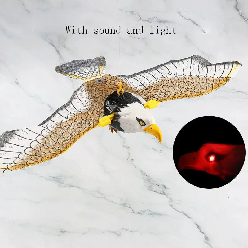 Interaktives Katzen- und Vogelspielzeug – mit Geräuschen, Lichteffekten und beweglichen Flügeln