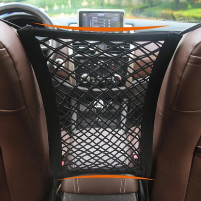 SAFEPET Autotrenngitter mit Netz und Aufbewahrungstasche – Sicherheit und Ordnung im Auto