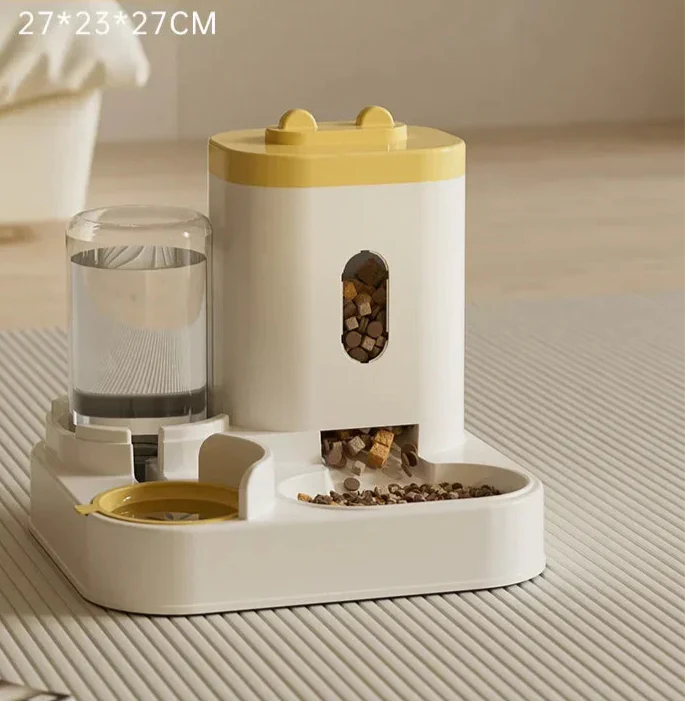 Automatischer Futter- und Wassernapf für Hunde/Katzen – Edelstahl & BPA-freier Kunststoff