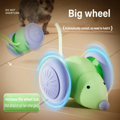 Interaktive elektrische Katzenmaus – USB-aufladbar, BPA-frei