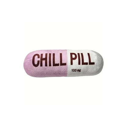 Interaktives Plüsch-Pillenspielzeug – Quietschgeräusch, Zahnpflege, 15 cm