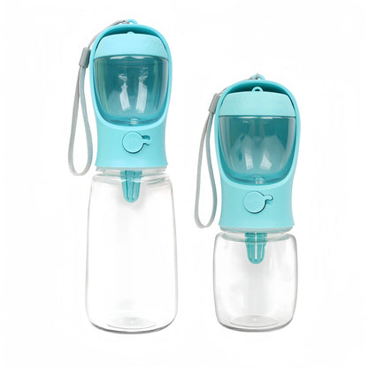 Tragbare Honden Trinkflasche mit Lebensmittelbehälter – 350 ml