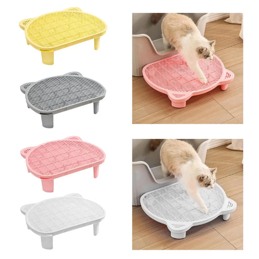 Waschbare Katzenstreumatte mit Stufen – 51 x 40 cm, rutschfest und doppellagig