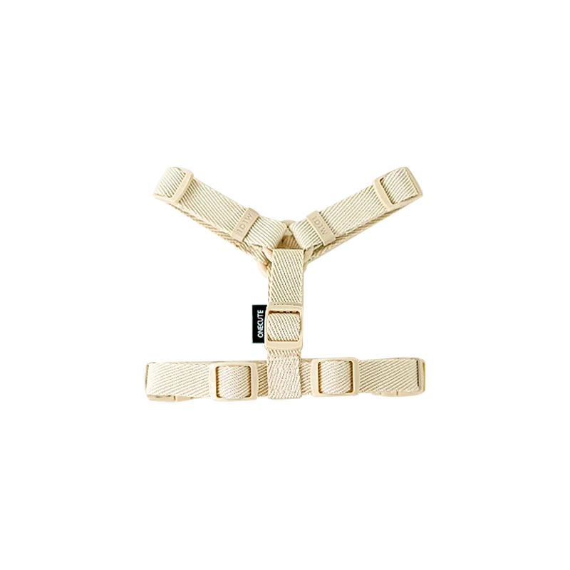 MacaroneWalk – Verstellbares Hundegeschirr-Set mit Halsband und Leine