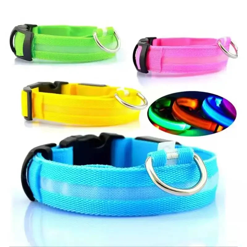 LumiGlow LED Leuchthalsband für Hunde