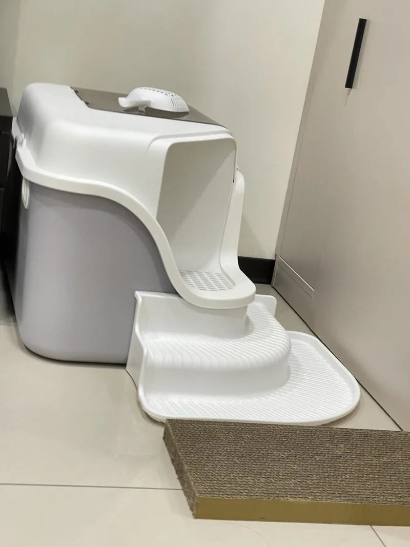 FazziKat Deluxe Katzentoilet mit Korridor-Design