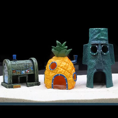 Ananas-Dekorationsornament fürs Aquarium