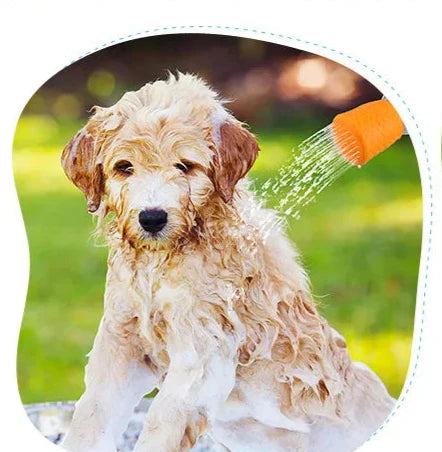 PAWSPLASH – Tragbarer Duschsprüher aus Silikon für Haustiere