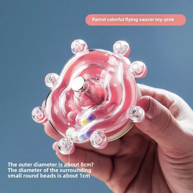 Interaktives Papageienspielzeug mit Musik – Kunststoff, bunt