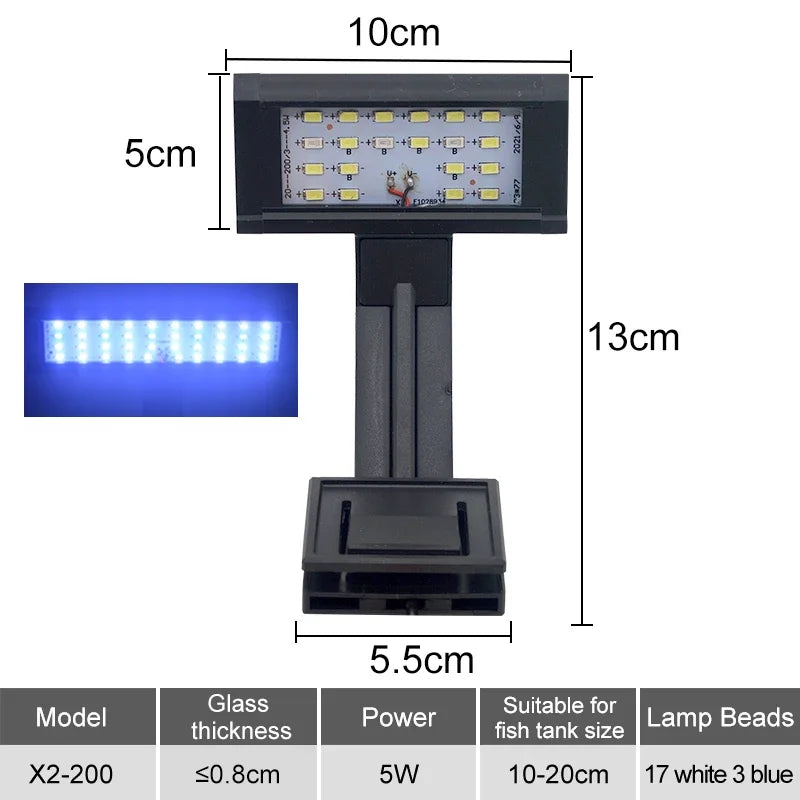 Ultradünne LED-Aquarienlampe