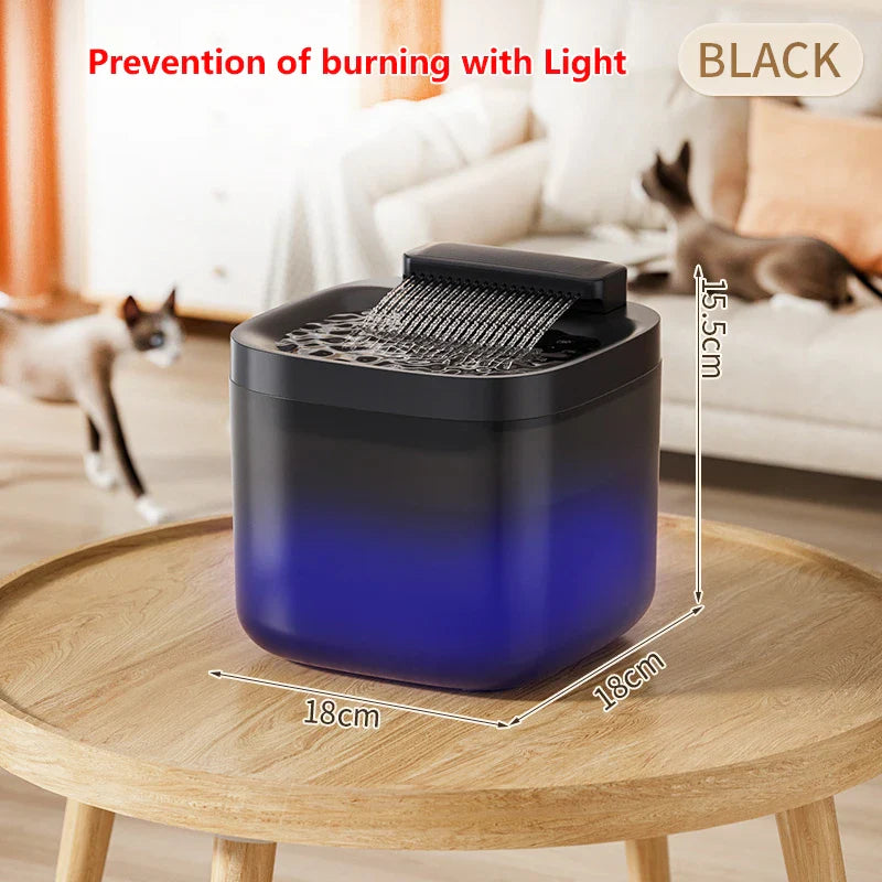 Automatischer Katzenbrunnen 3L – Leise, ABS, mit 4-stufigem Filtersystem