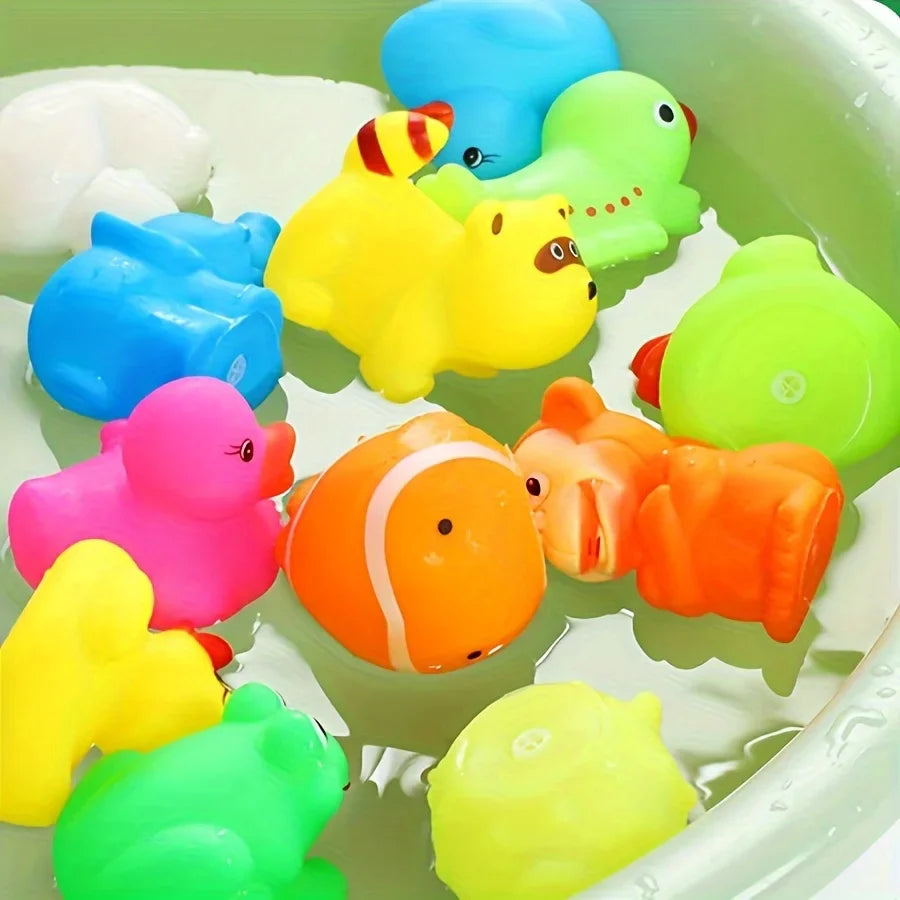 AquaSqueak Sommer-Spielset – Schwimmendes Hundespielzeug mit Quietscher