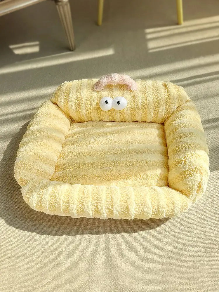 Winter-Hundenest – Weiches, waschbares Bett für kleine Hunde