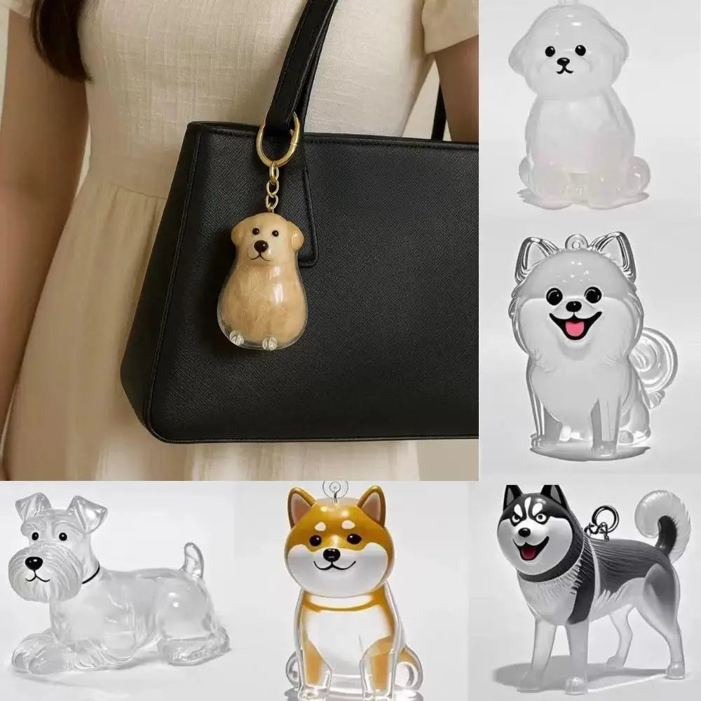 MemoriPaw Schlüsselanhänger zur Aufbewahrung von Hundehaaren