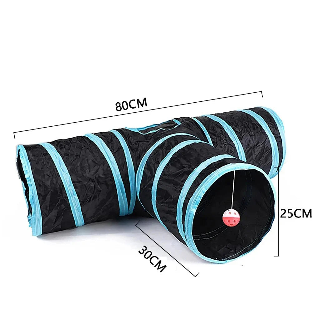 WHISKERTUBE – Faltbarer Katzentunnel-Spielplatz