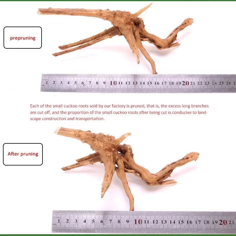 Aquarium-Ornament aus Holz