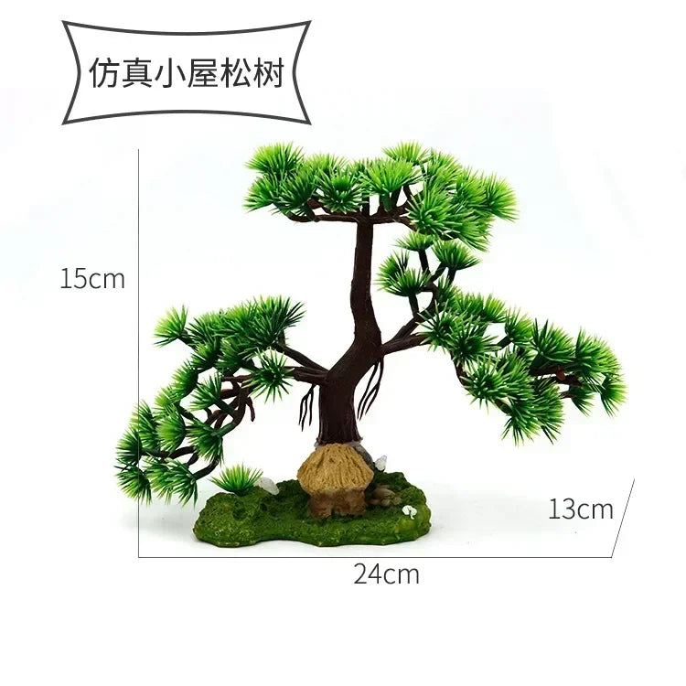 Plastikpflanzen und -bäume