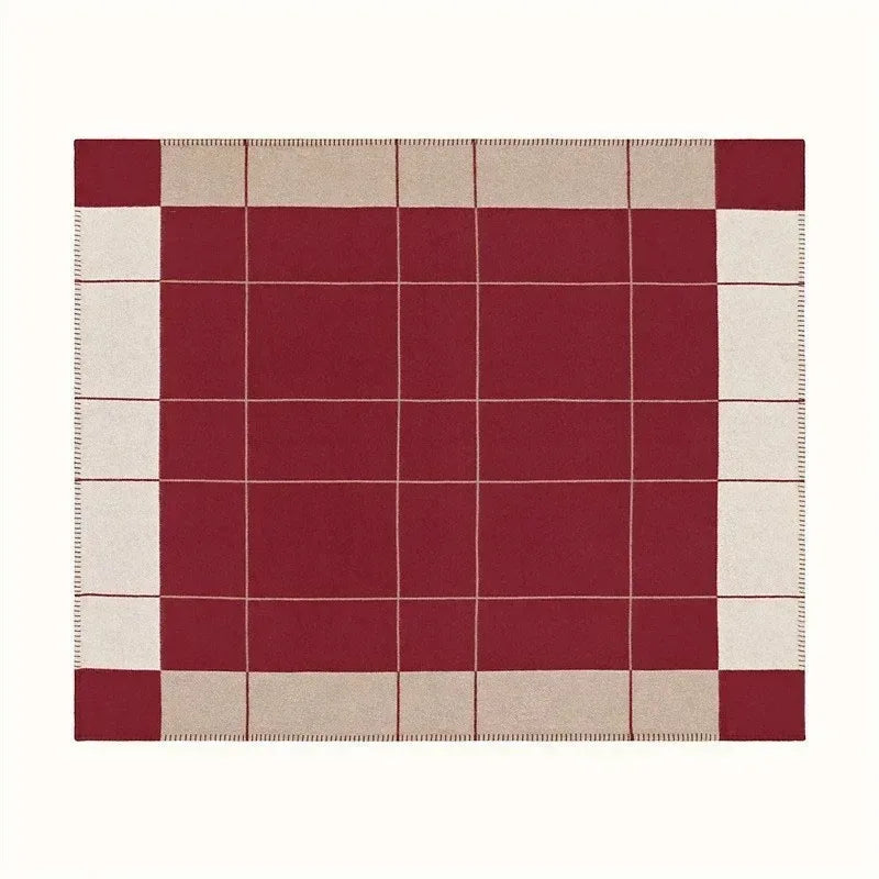 Imitations-Kaschmir-Karo