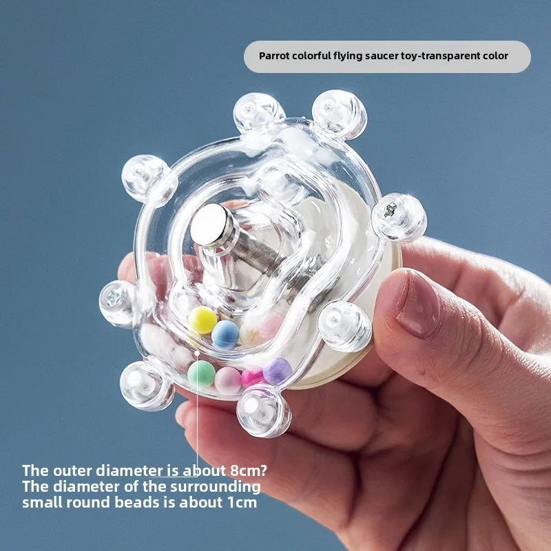Interaktives Papageienspielzeug mit Musik – Kunststoff, bunt