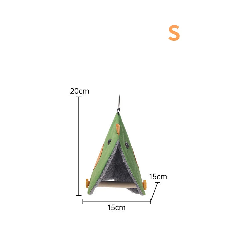 Papageien-Hängematte, Plüsch, weiches Feldbett