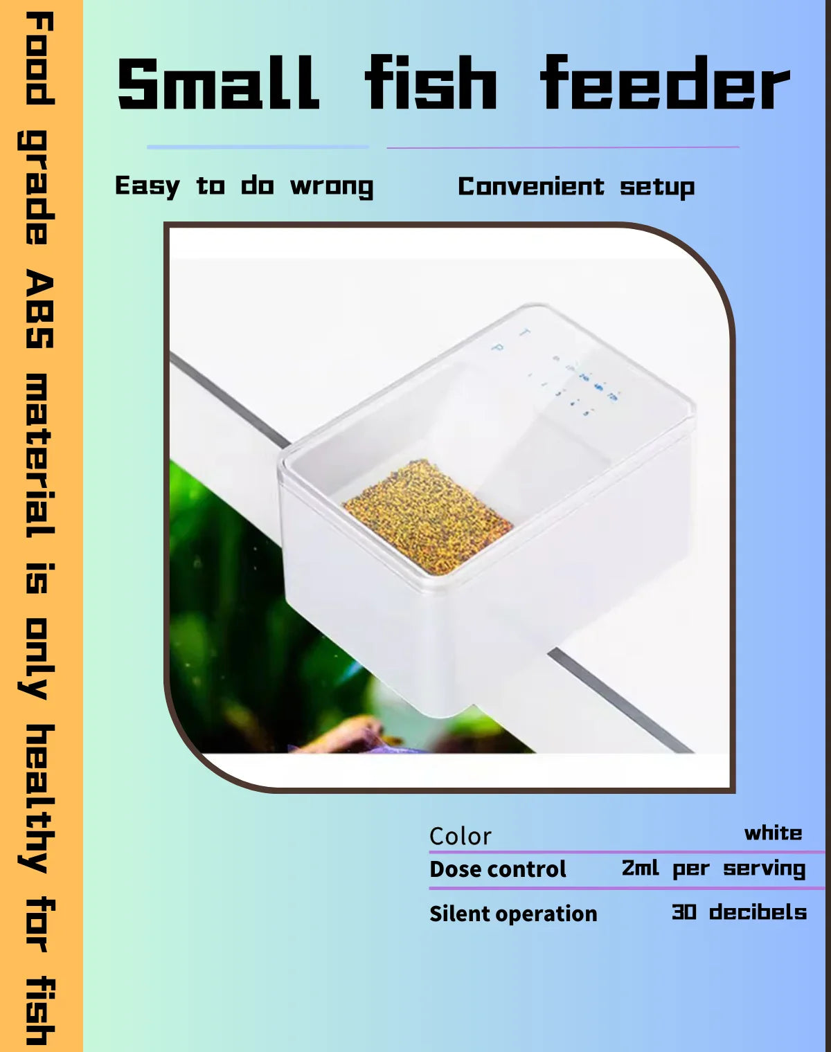 Aquariumfilter – geräuschloser Schwammfilter mit Sauerstoffpumpe – ABS