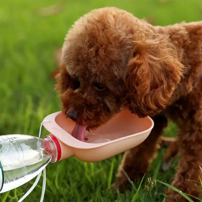 Tragbare Hunde-Trinkflasche – BPA-frei – 13 x 9 cm – Leicht