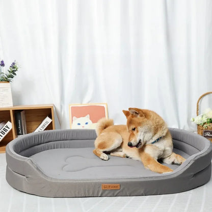 KuschelTraum Premium Haustierbett für Hunde & Katzen mit Wärmekomfort
