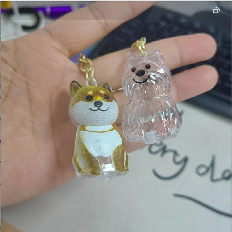 Pfoten-Erinnerung – Katzenförmiger Gedenk-Schlüsselanhänger mit Aufbewahrungsbehälter für Katzenhaare