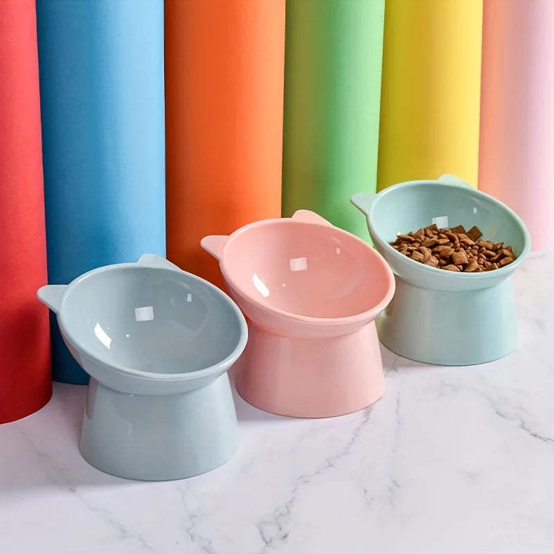 Erhöhter Katzennapf – Anti-Erbrechen, ergonomisch, Kunststoff