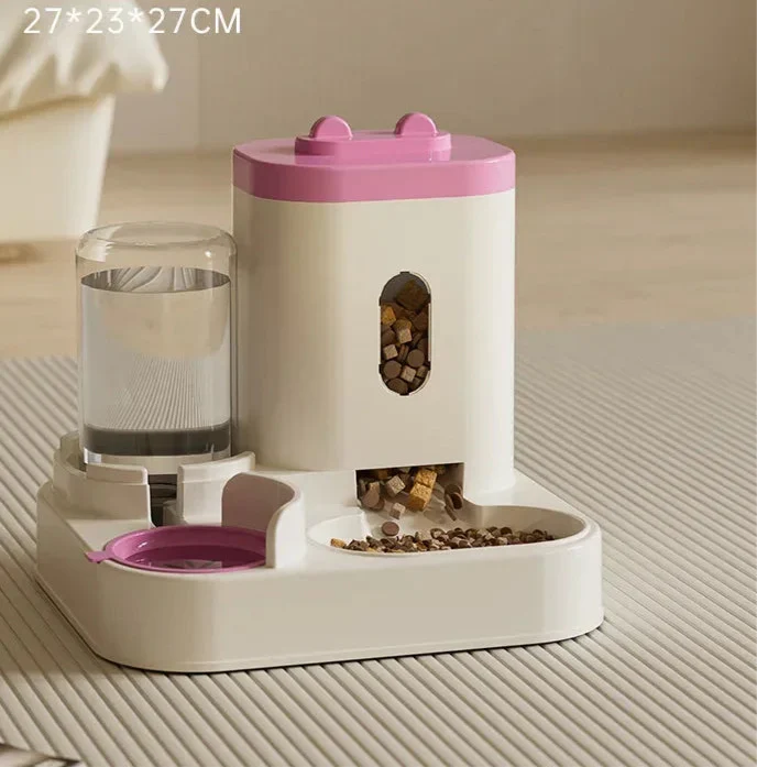 Automatischer Futter- und Wassernapf für Hunde/Katzen – Edelstahl & BPA-freier Kunststoff