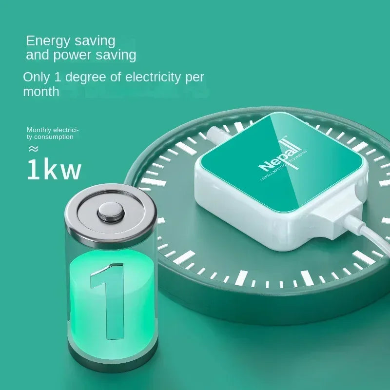 Aquarium-Sauerstoffpumpe – ultra-stylisch, kompakt – 110–240 V, Kunststoff