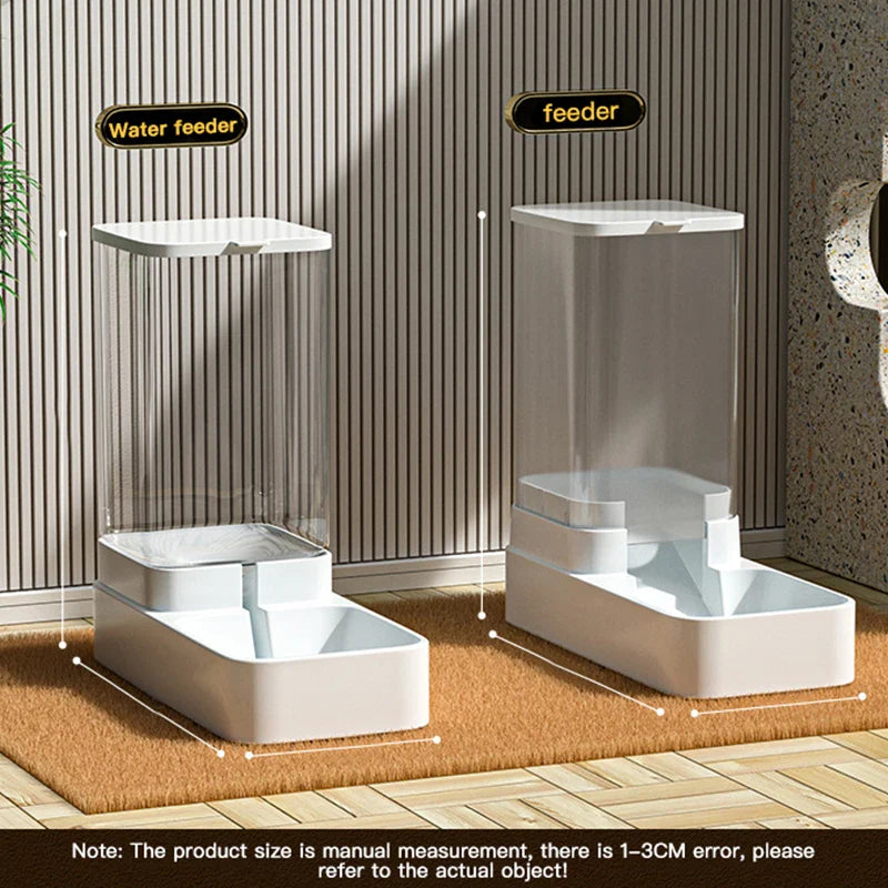 Automatischer Futter- und Wasserspender für Katzen – BPA-freier Kunststoff, 3,8 l