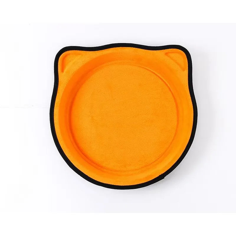 Katzen-Fensterhängematte aus Samt und Eisen – 15 kg Tragkraft – waschbarer Bezug