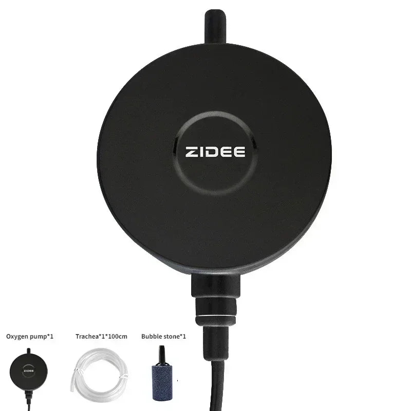 Aquarium-Sauerstoffpumpe – ultra-stylisch, kompakt – 110–240 V, Kunststoff