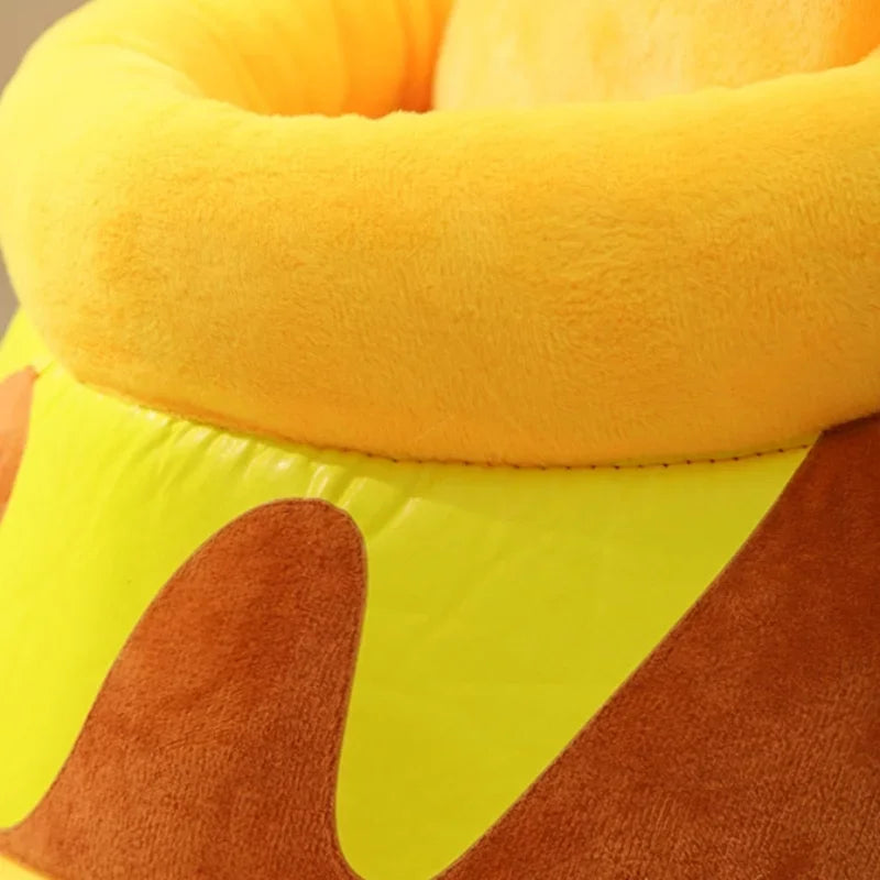 Katzenbett „Honey Pot“ – Plüschschlafsack Braun