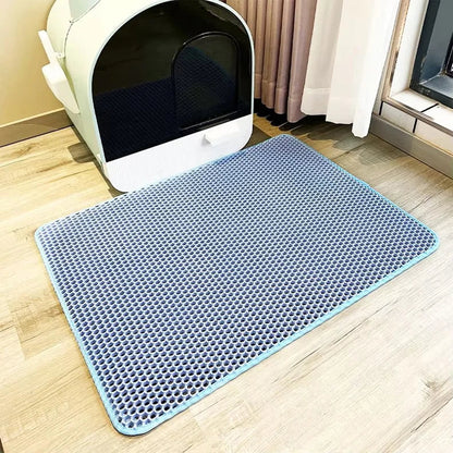 PawsGuard Doppel-Schicht Wasserdichte Katzenstreumatte