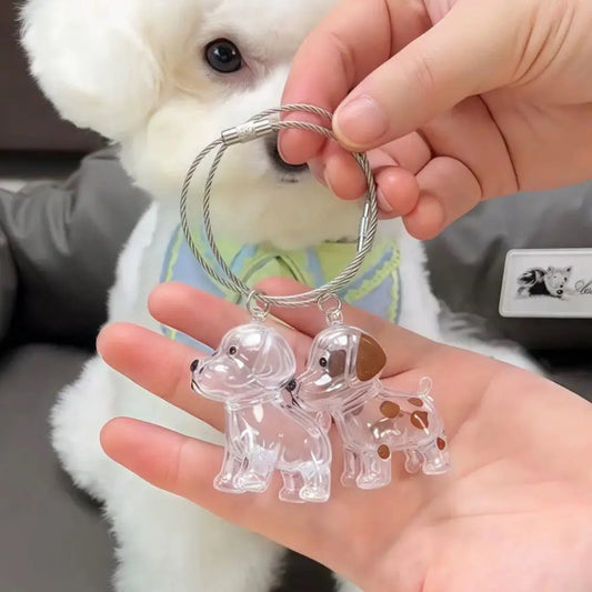 MemoriPaw Schlüsselanhänger zur Aufbewahrung von Hundehaaren